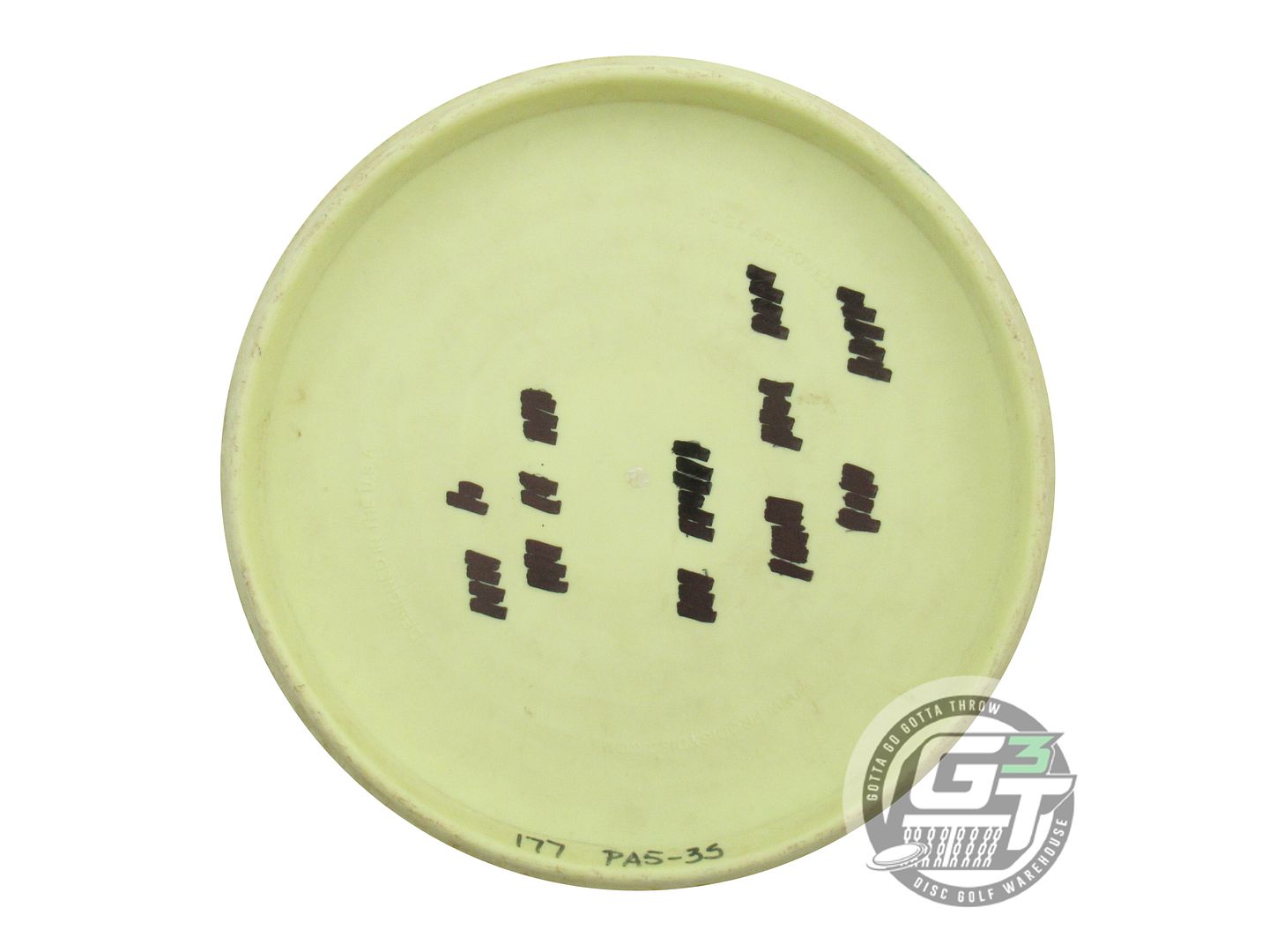 USED Prodigy Discs 300 Soft PA5 177g Yellow White Stamp Putter Golf Disc