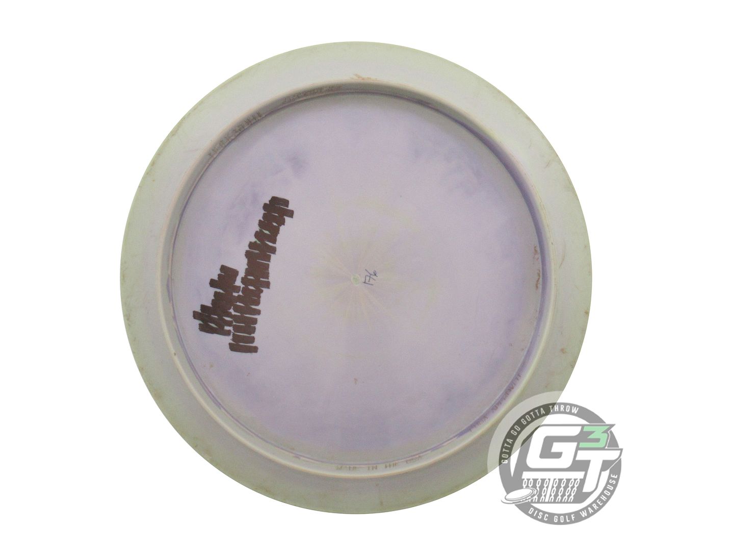 USED Discraft ESP Thrasher 176g Lime-Lilac Glitter Foil Distance Driver Disc