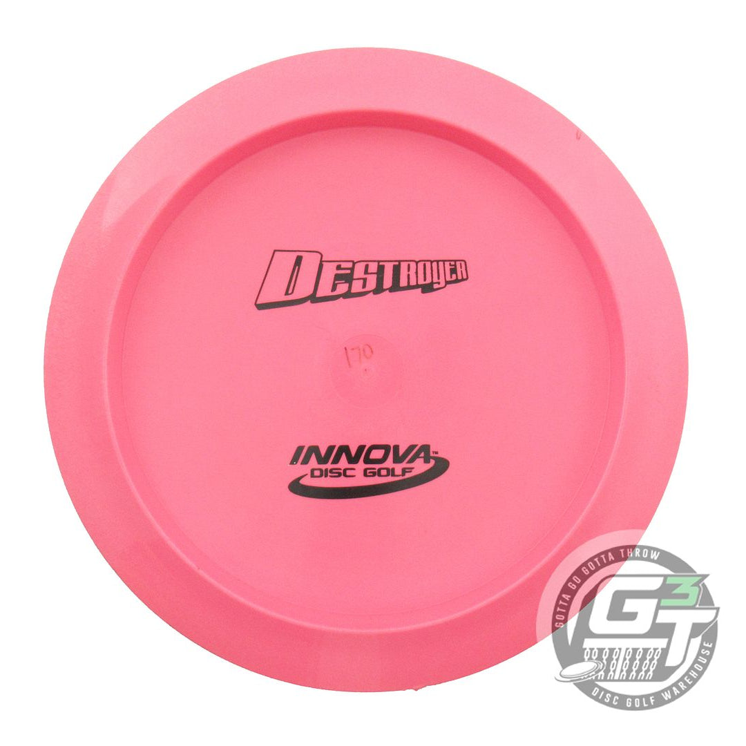 USED Innova Backstamp Star Destroyer 170g Pink Black Stamp Driver Golf Disc