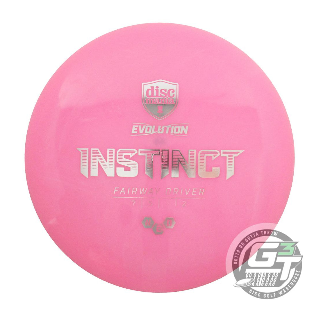 USED DiscMania Neo Instinct 168g Pink Silver Foil Fairway Driver Golf Disc