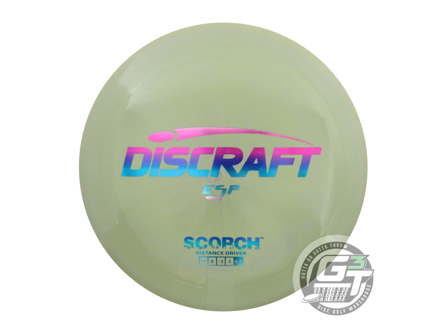 NOS Discraft ESP Scorch 169g Army Green Miami Foil Distance Driver Golf Disc