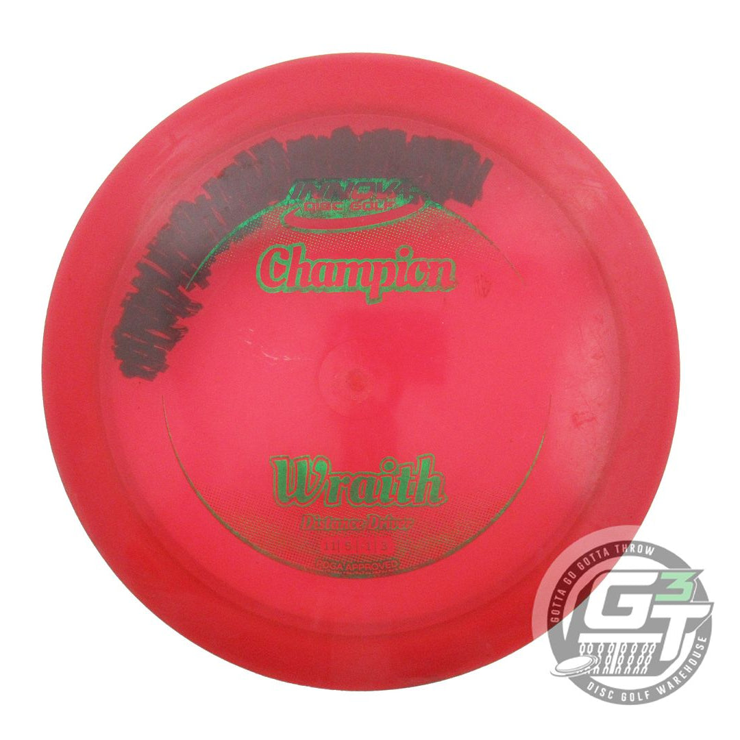 USED Innova Champion Wraith 175g Red Green Foil Distance Driver Golf Disc