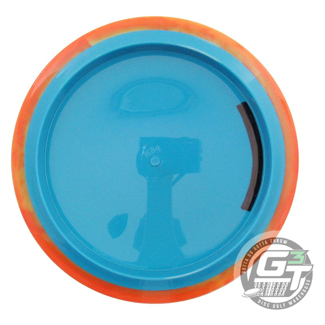 USED Axiom Discs Neutron Time Lapse 168g Teal Orange Rim Driver Golf Disc