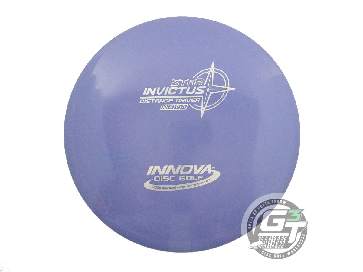 NOS Innova Star Invictus 178g Purple Silver Star Foil Distance Driver Golf Disc