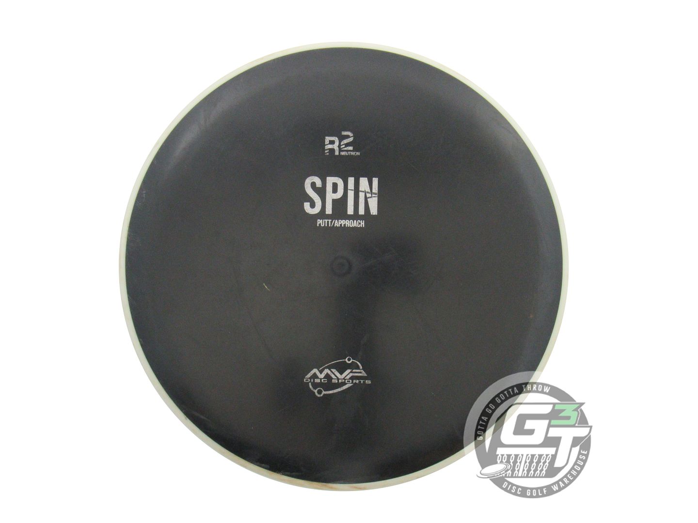 USED MVP Disc Sports R2 Neutron Spin 170g Black Putter Golf Disc