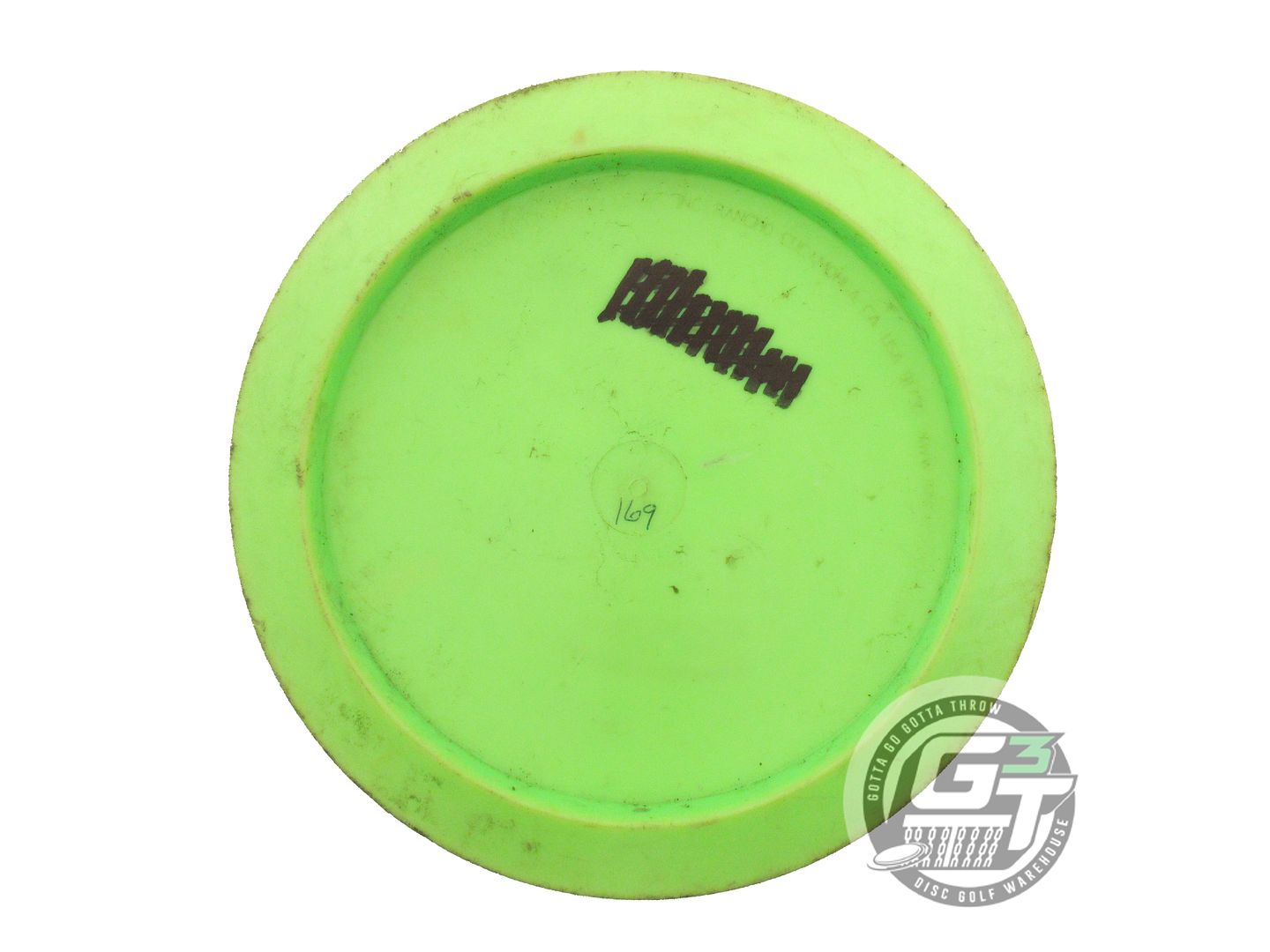 USED Innova Star Wraith 169g Lime Silver Foil Distance Driver Golf Disc