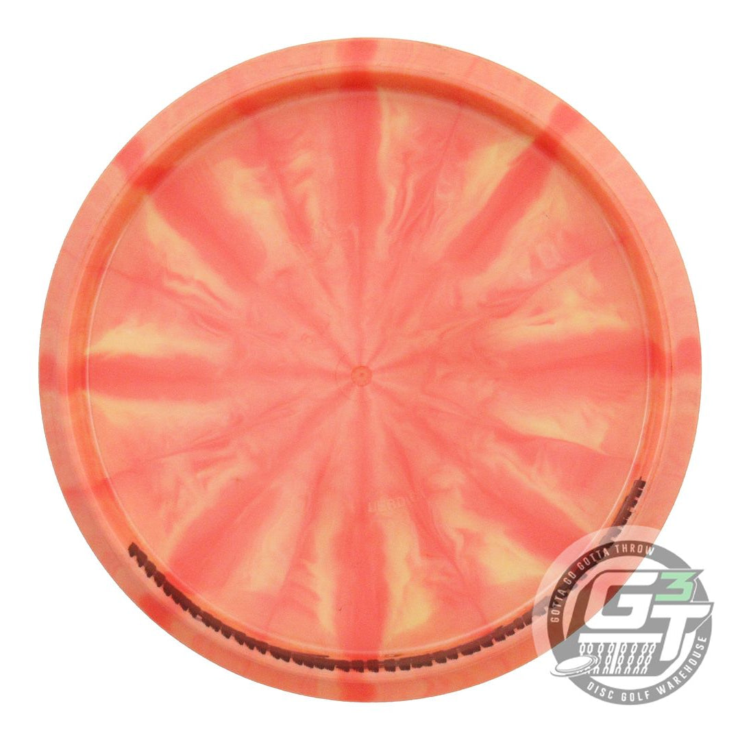 USED Dynamic Discs Fuzion Burst Verdict 177g Orange Wiped Stamp Midrange Disc