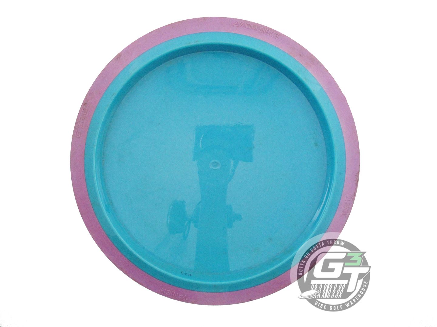 USED Axiom Discs Neutron Vanish 172g Teal Purple Rim Distance Driver Golf Disc