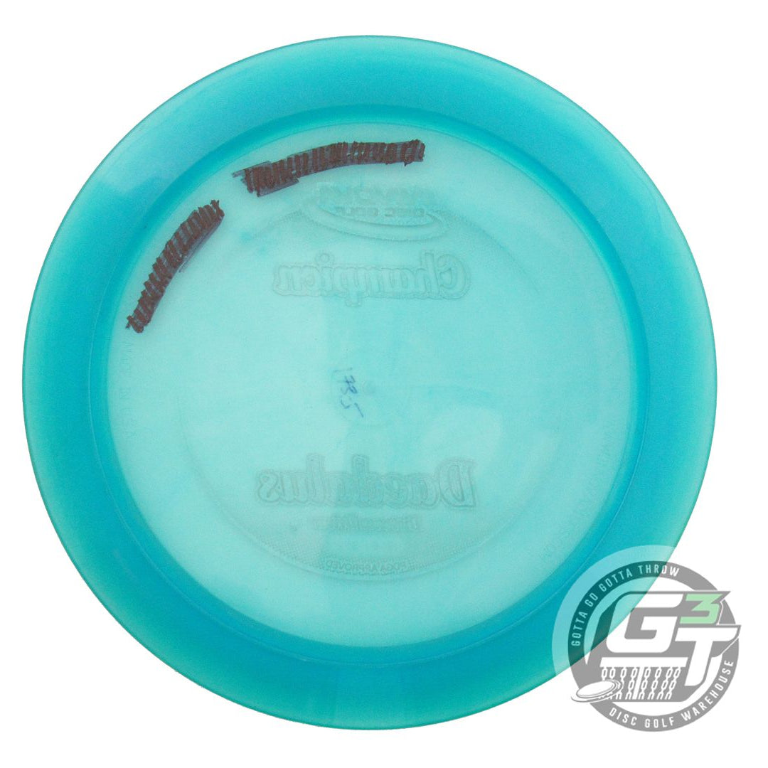 USED Innova Champion Daedalus 174g Teal Gold Glitter Foil Distance Driver Disc