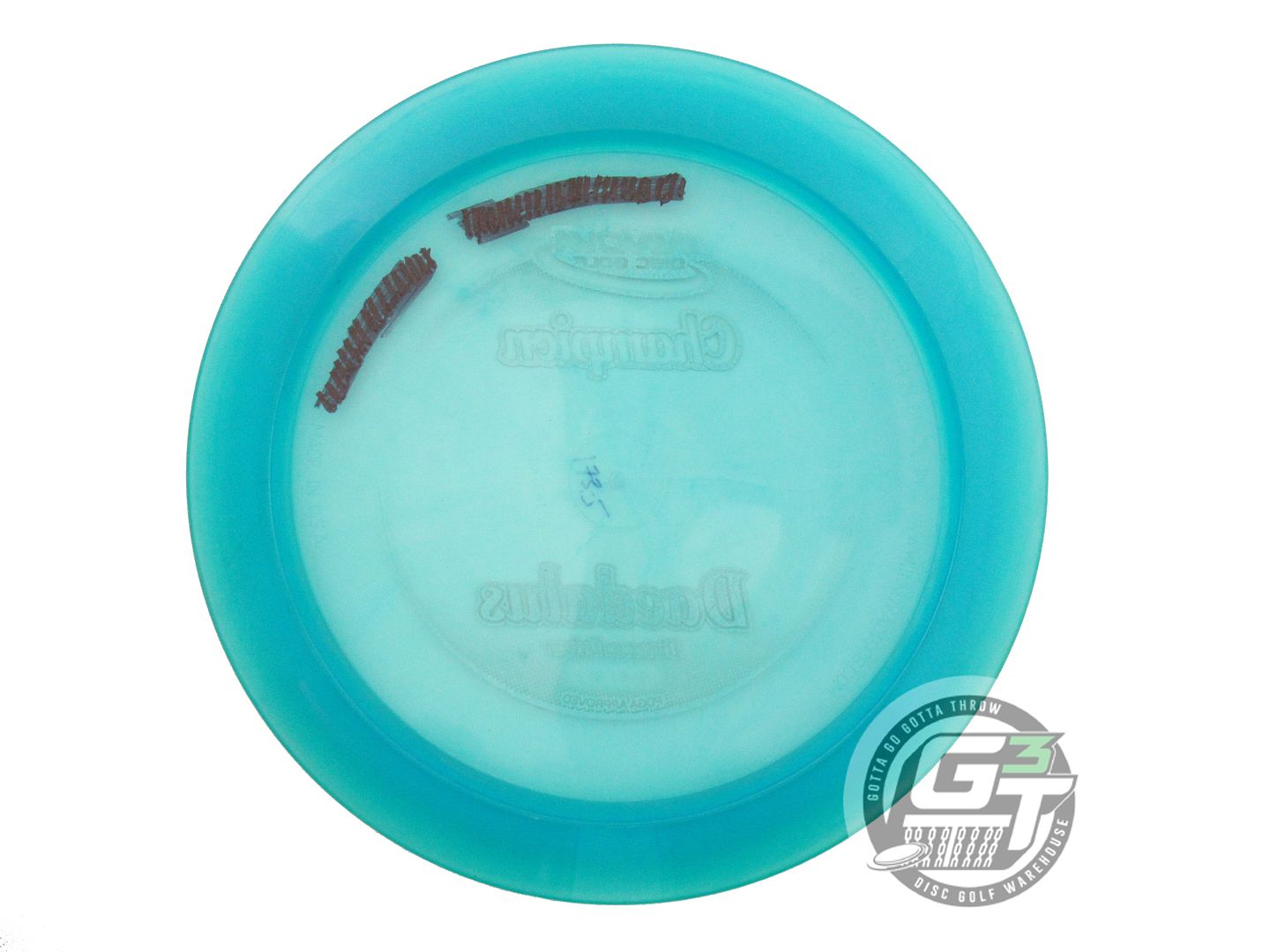 USED Innova Champion Daedalus 174g Teal Gold Glitter Foil Distance Driver Disc