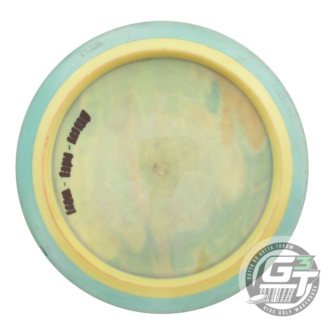 USED Axiom Discs Neutron Mayhem 170g Yellow Seafoam HOME DYED Driver Golf Disc
