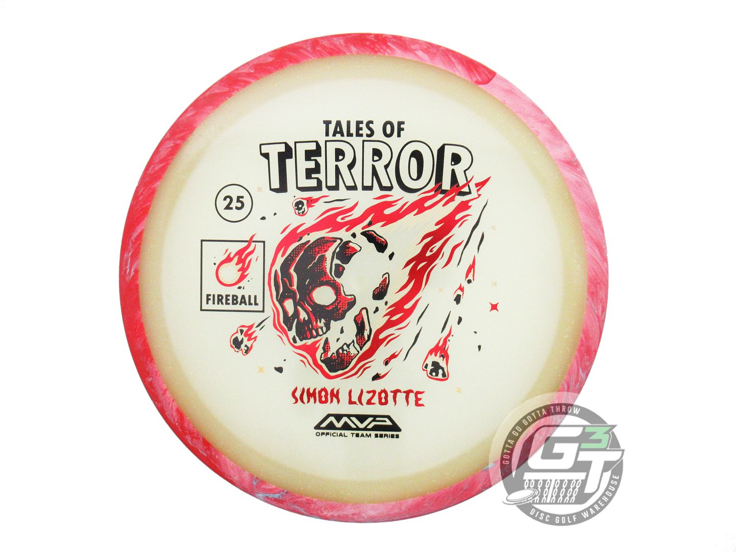 NOS Axiom Discs Particle Eclipse Proton Fireball 173g Red Rim Driver Disc