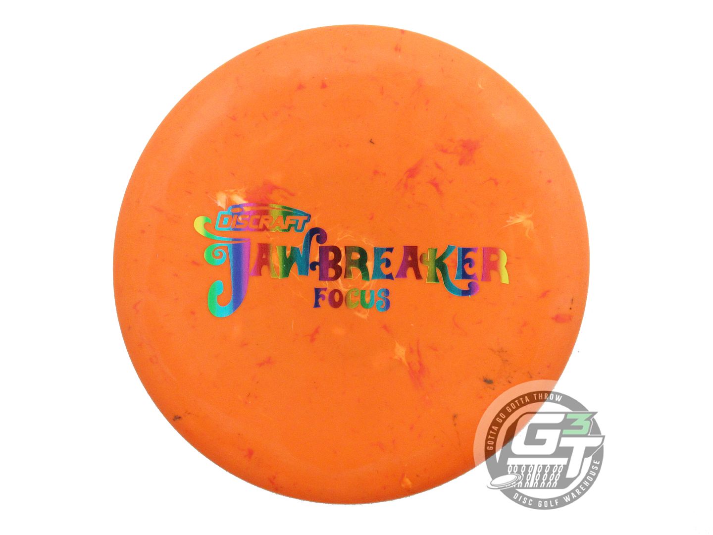 NOS Discraft Jawbreaker Focus 173g Orange PUDDLE TOP A Putter Golf Disc