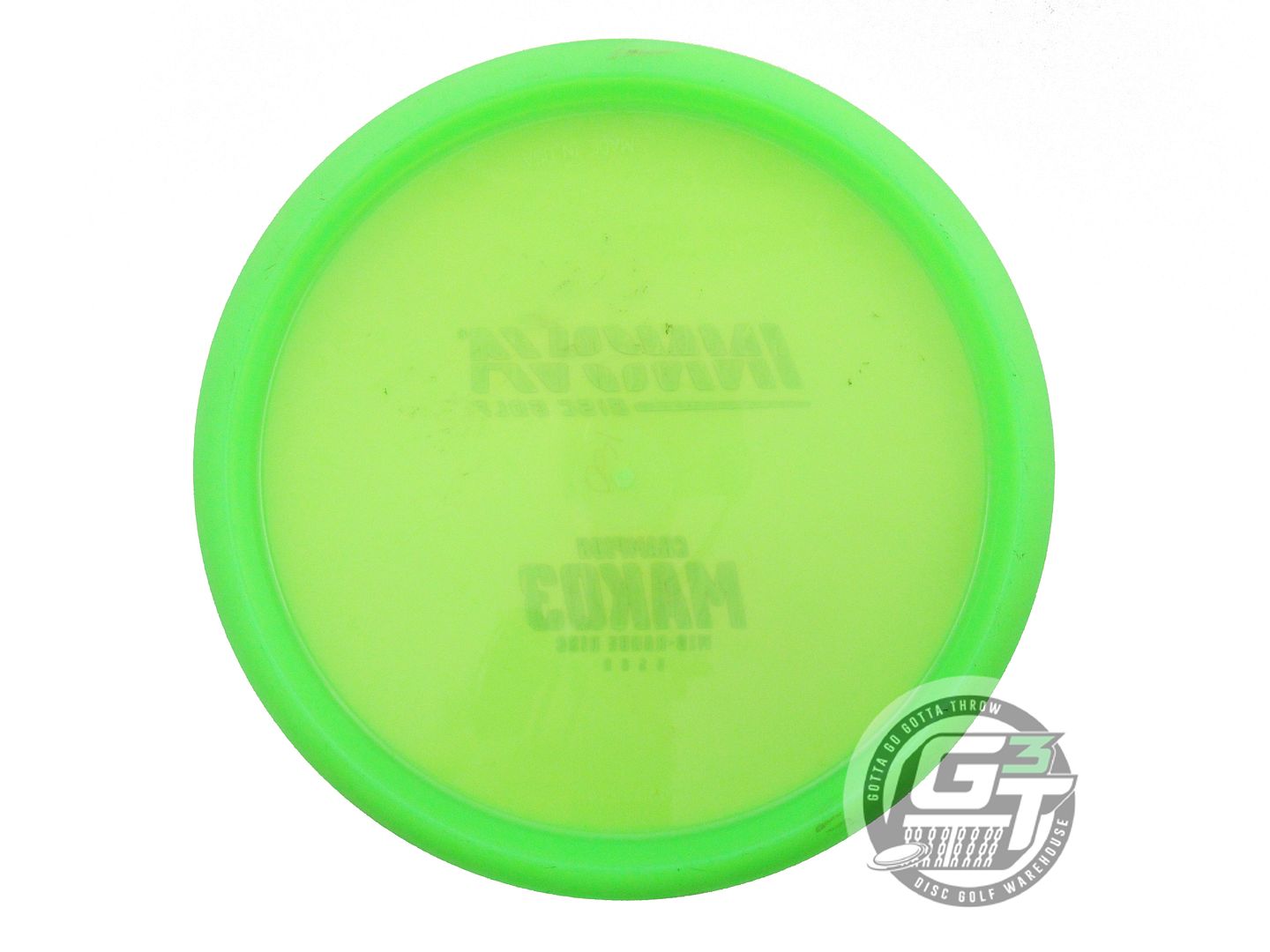 USED Innova Champion Mako3 180g Lime Gold Holo Foil Midrange Golf Disc
