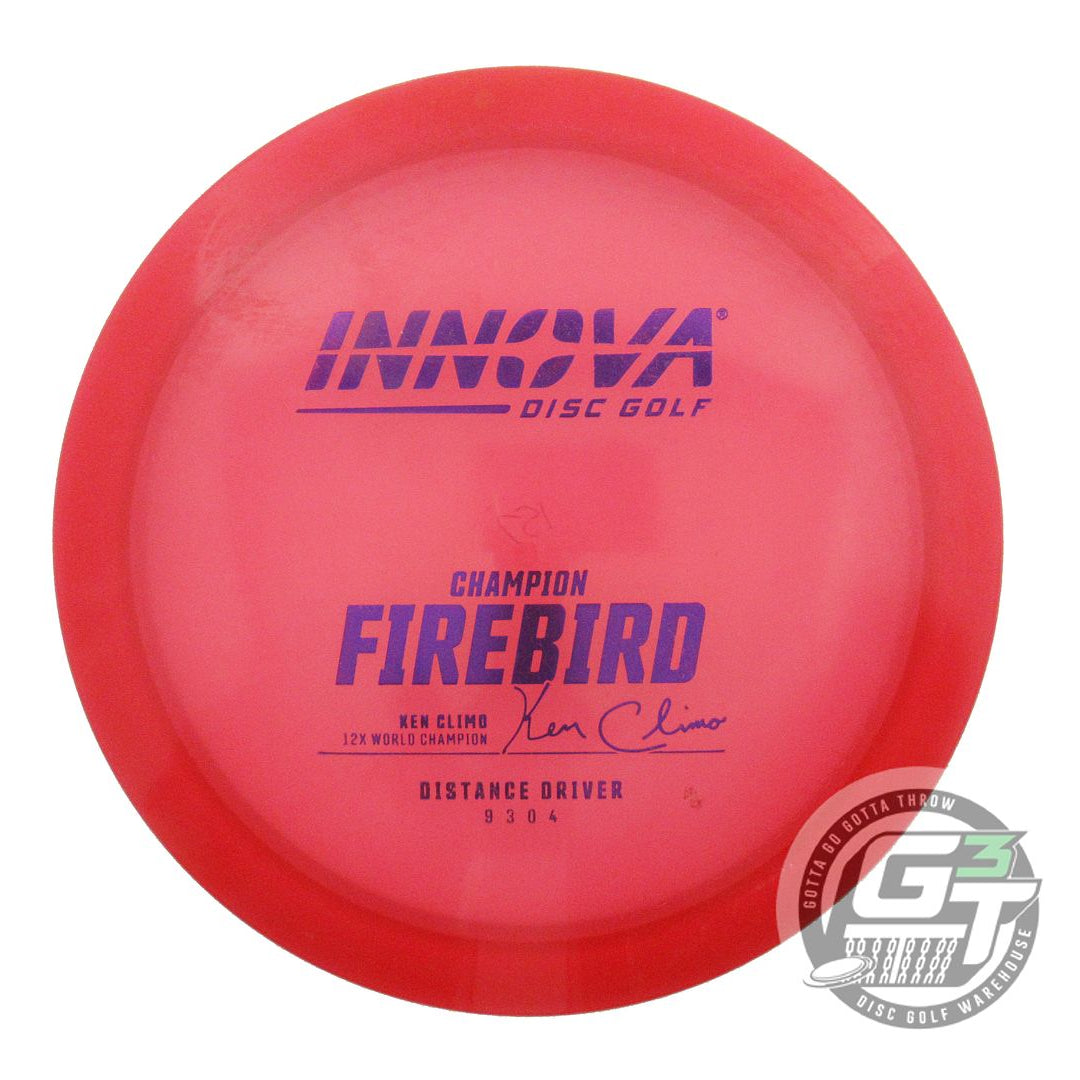 USED Innova Champion Firebird 157g Red Purple Foil Distance Driver Golf Disc