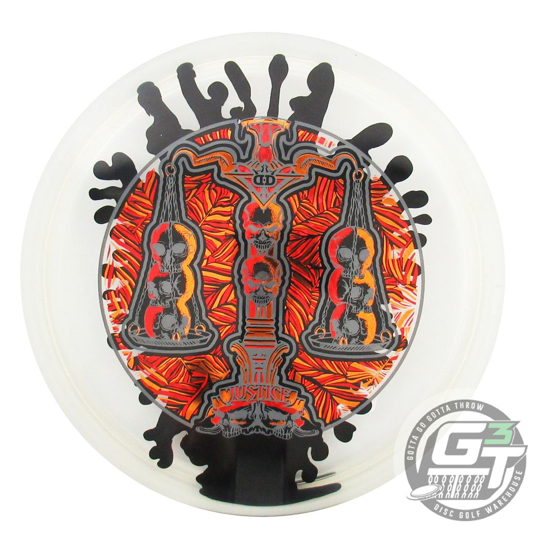Dynamic Discs Limited Edition 10-Year Anniversary Lucid Ice SplaDDer Justice Midrange Golf Disc (Individually Listed)