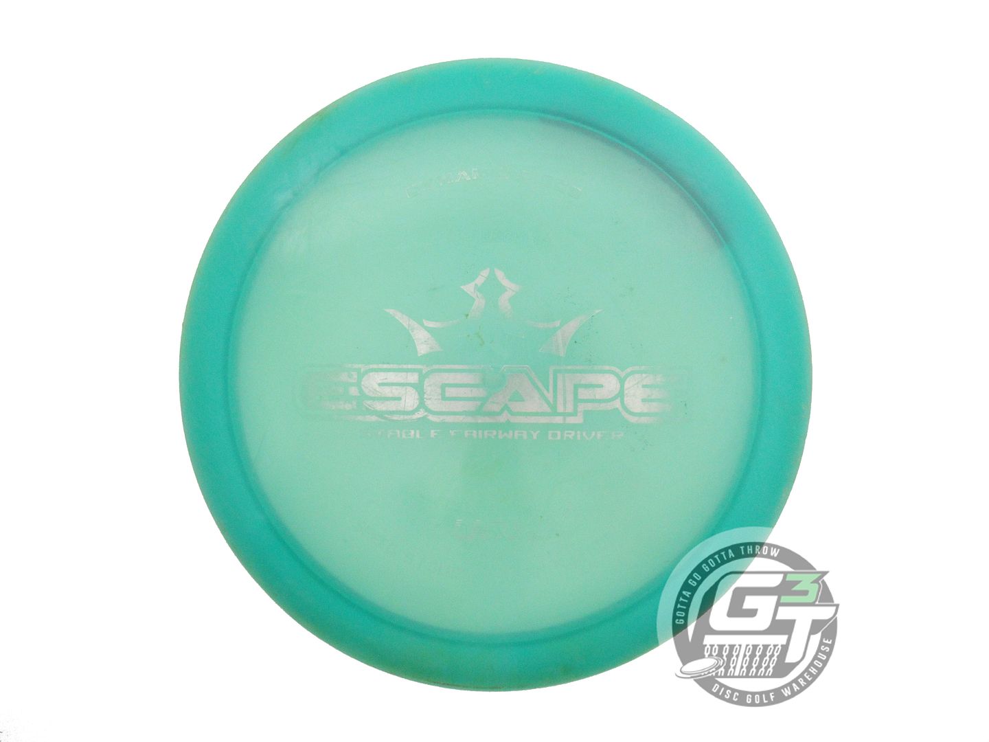 USED Dynamic Discs Lucid Escape 168g Seafoam Silver Foil Fairway Driver Disc