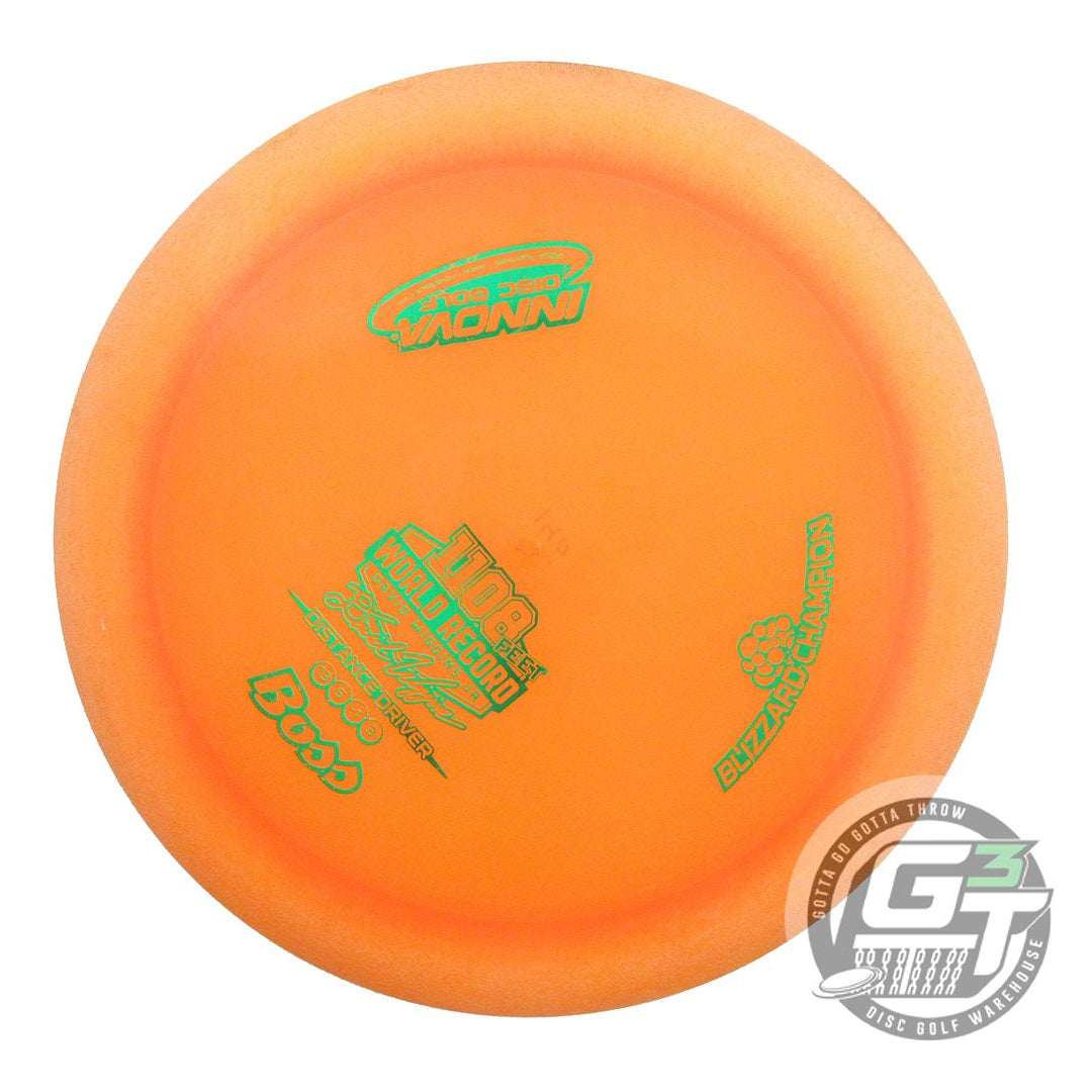USED Innova Blizzard Boss 140g Orange Green Foil Distance Driver Golf Disc