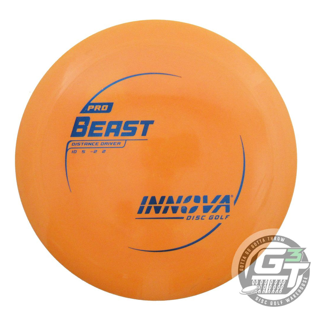 USED Innova Pro Beast 173g Orange Blue Foil Distance Driver Golf Disc