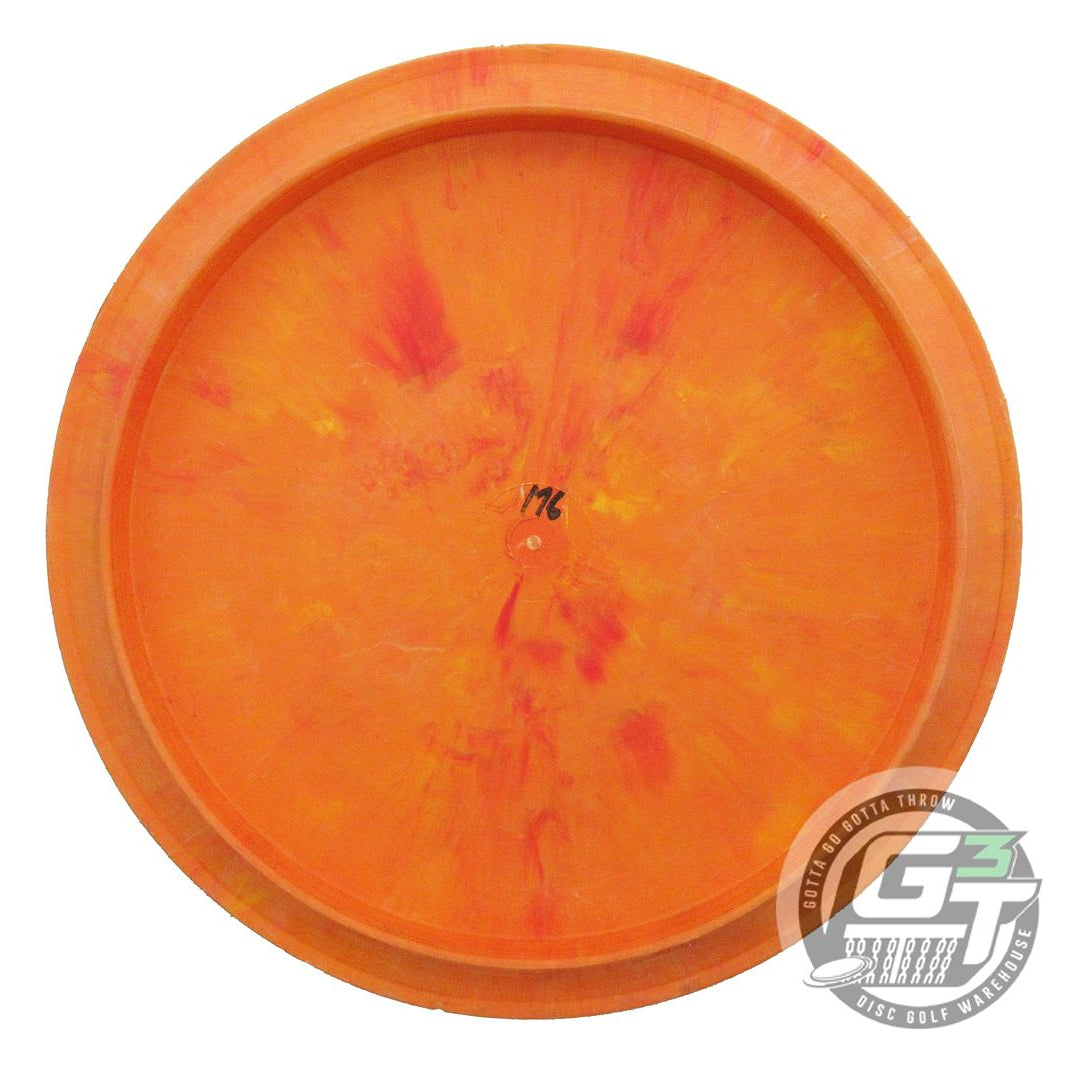 USED Lightning Standard #1 Helix 176g Orange Silver Foil Distance Driver Disc