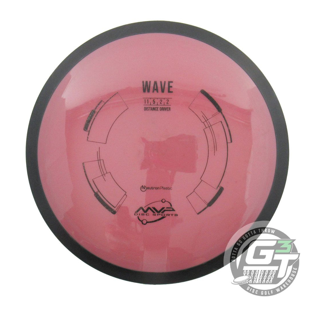 USED MVP Disc Sports Neutron Wave 175g Dark Pink Distance Driver Golf Disc