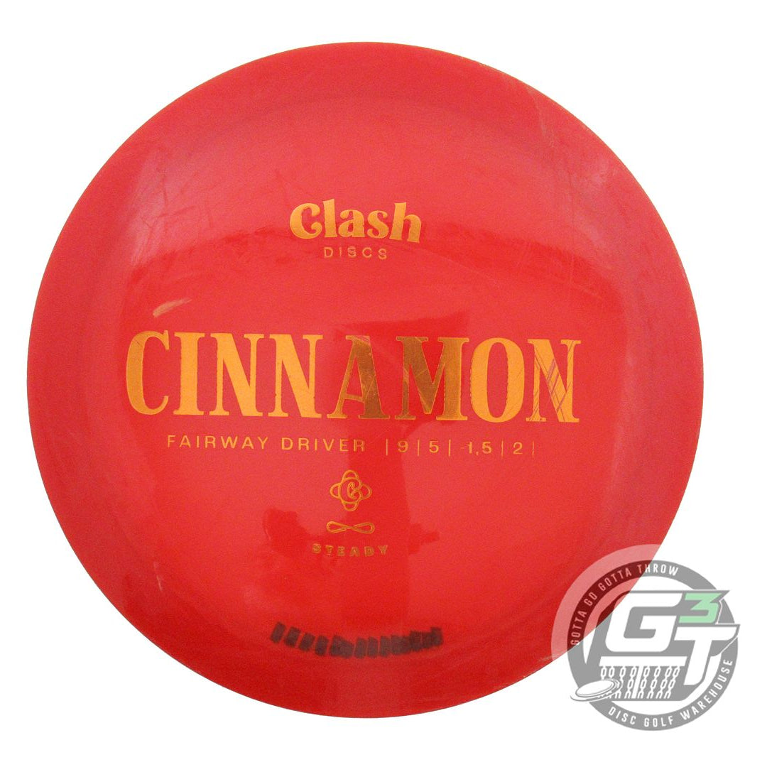 USED Clash Discs Steady Cinnamon 173g Red Orange Foil Fairway Driver Golf Disc