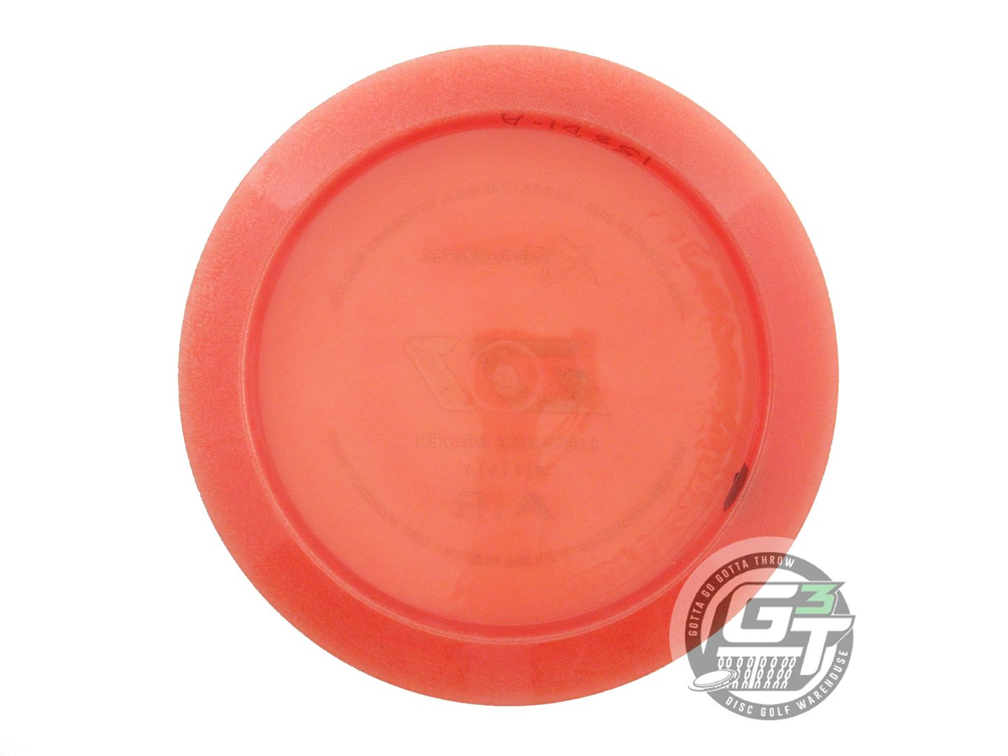 USED Prodigy Discs AIR D1 158g Orange Silver Foil Distance Driver Golf Disc