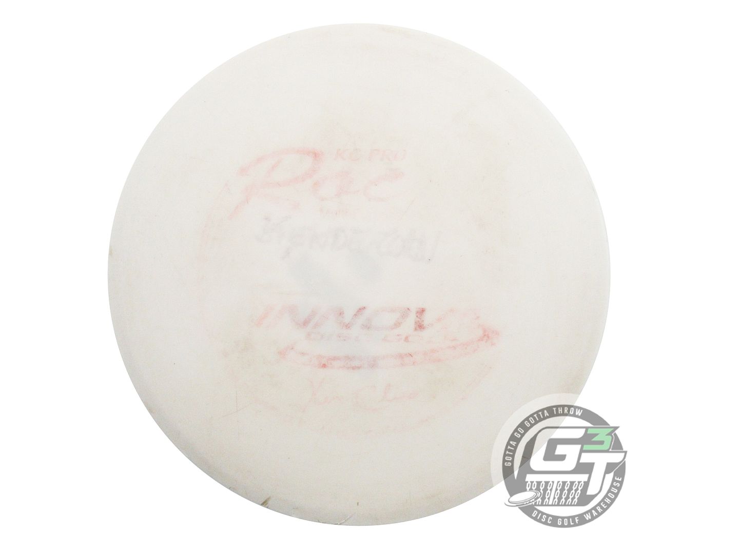 USED Innova KC Pro Roc 177g White Wiped Stamp Midrange Golf Disc