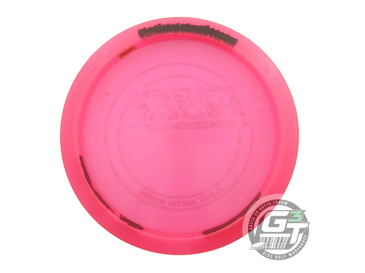 USED Discraft Z Undertaker 175g Pink Silver Heart Foil Distance Driver Golf Disc