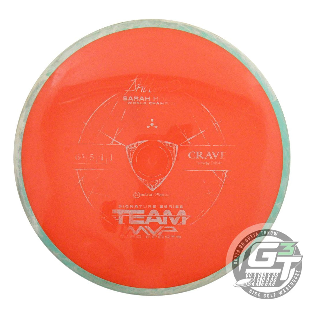 USED Axiom Discs Neutron Crave 175g Orange Seafoam Rim Fairway Driver Golf Disc