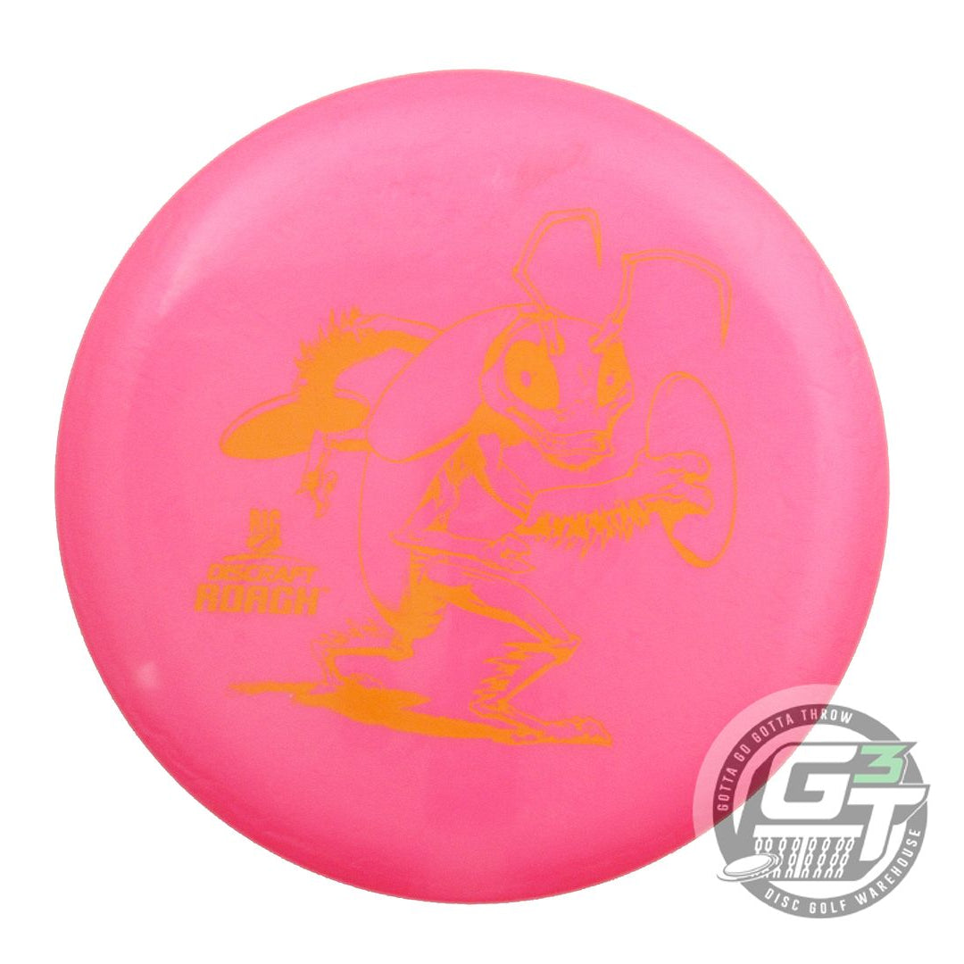 USED Discraft Big Z Roach 175g Pink Yellow Stamp Putter Golf Disc