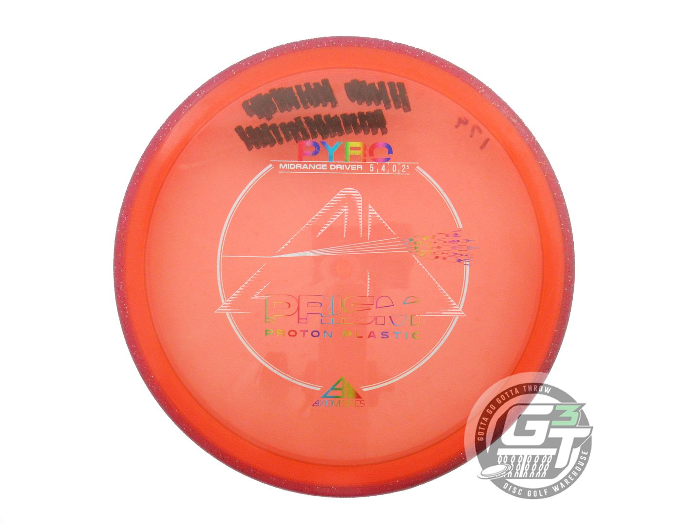 USED Axiom Discs Prism Proton Pyro 179g Orange Pink Rim Midrange Golf Disc