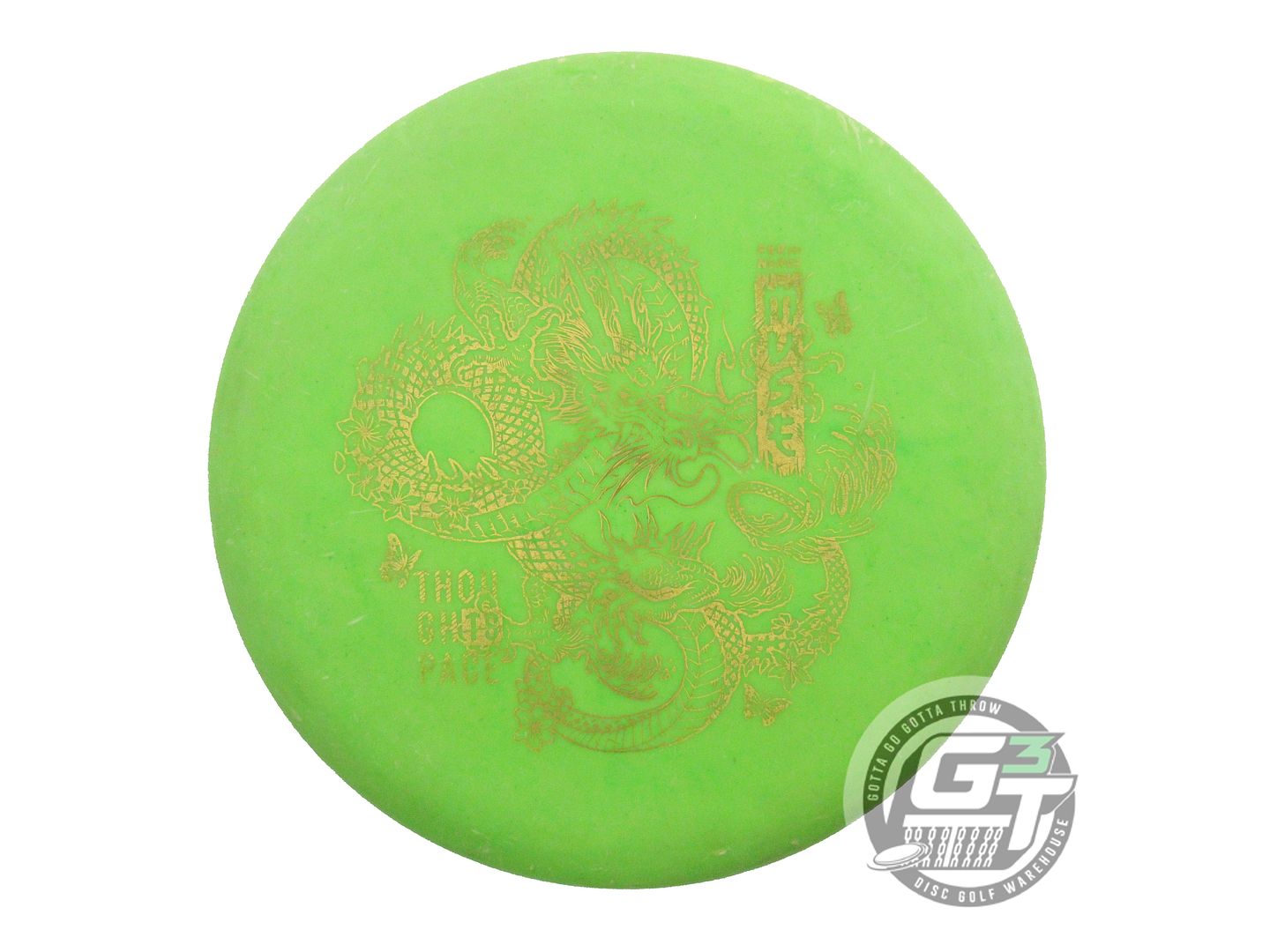 USED Thought Space Nerve Firm Muse 172g Green Gold Foil Putter Golf Disc