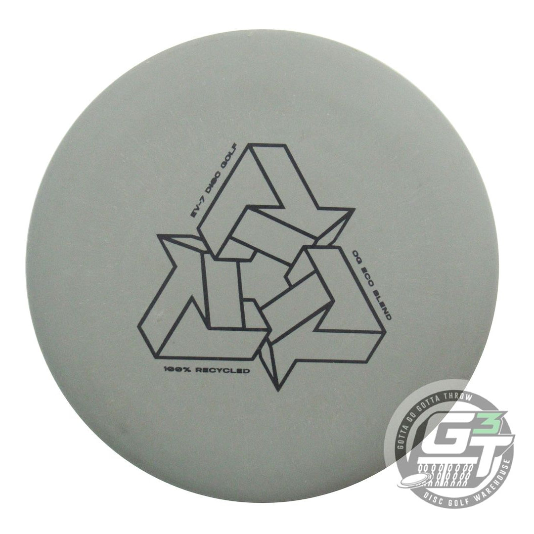 USED EV-7 OG Eco Blend Penrose 170g Gray Black Stamp Putter Golf Disc