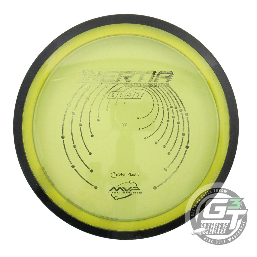 USED MVP Disc Sports Proton Inertia 160g Yellow Distance Driver Golf Disc