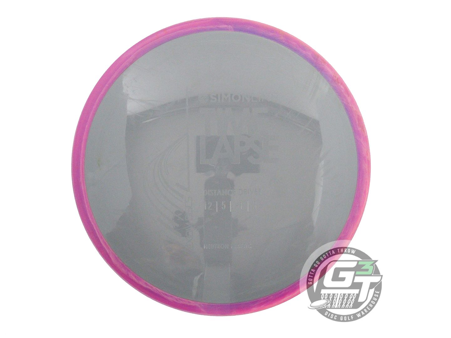 USED Axiom Discs Neutron Time Lapse 172g Gray Magenta Rim Driver Golf Disc