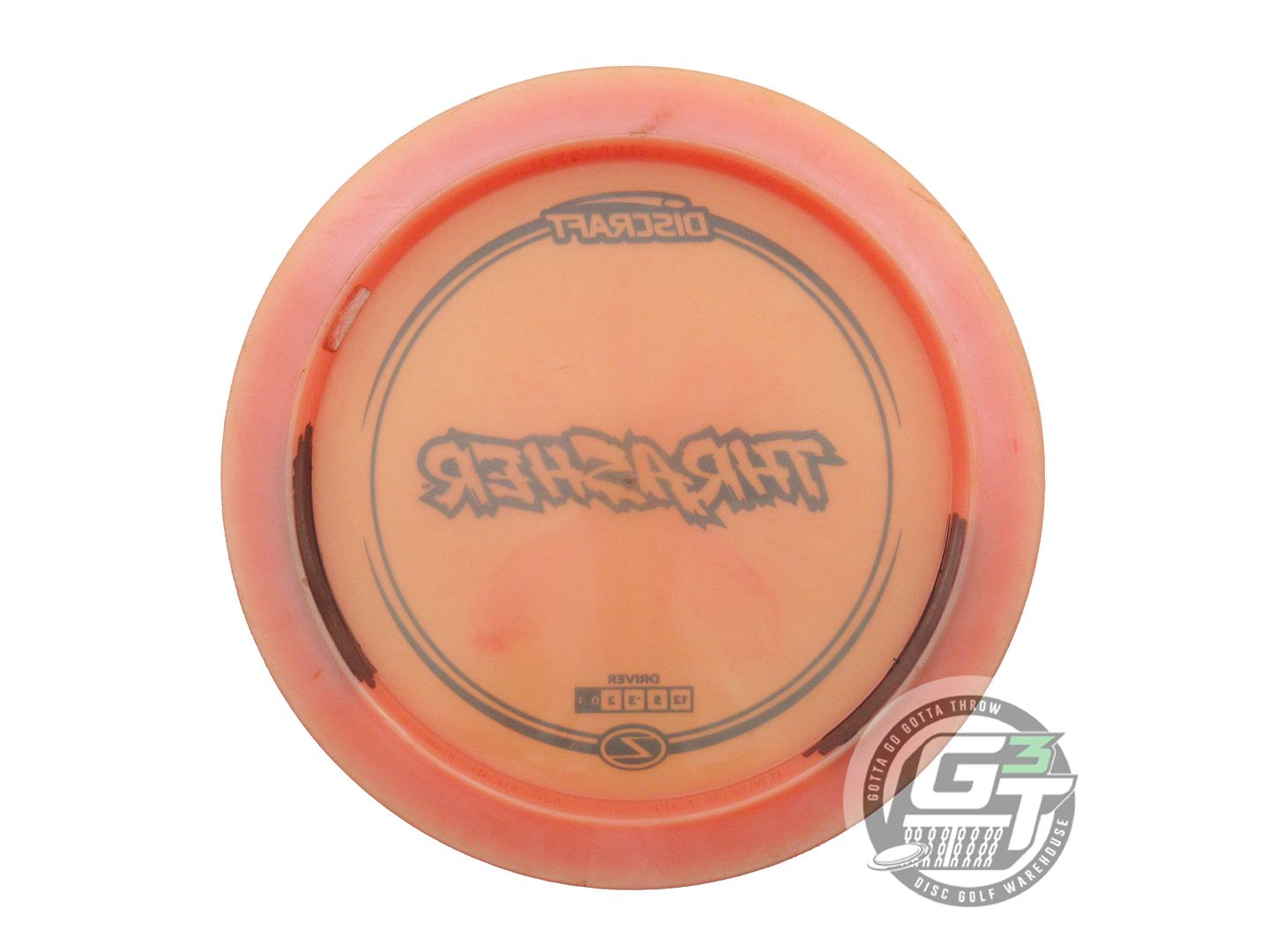 USED Discraft Z Thrasher 175g Coral Black Stamp Distance Driver Golf Disc