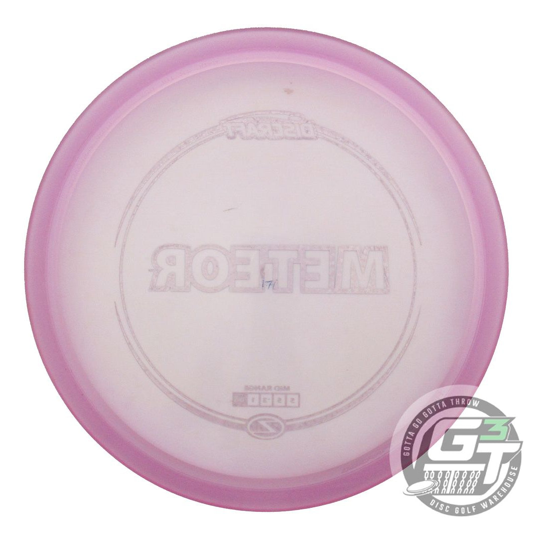 USED Discraft Z Meteor 175g Lilac Silver Star Foil Midrange Golf Disc