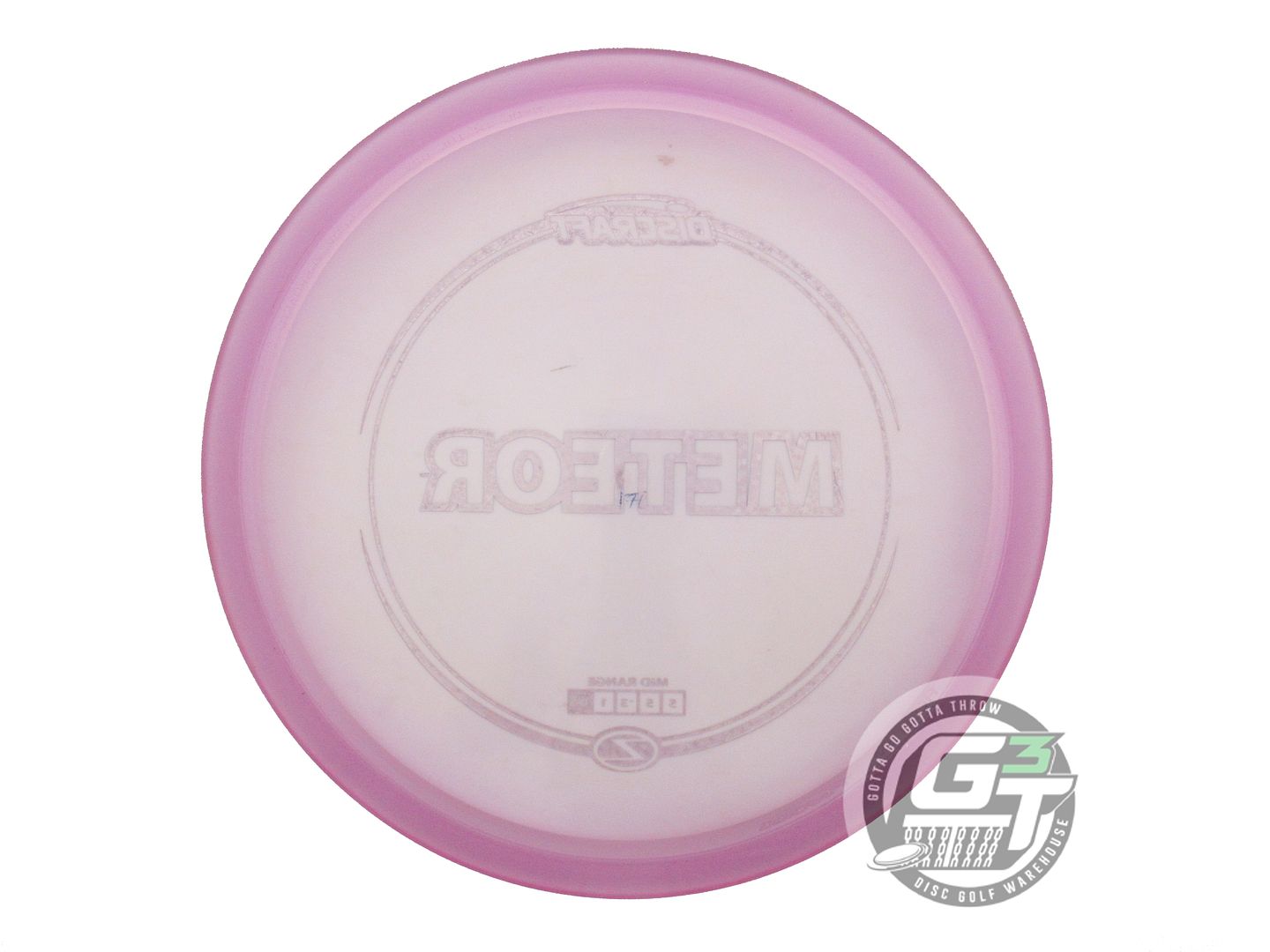 USED Discraft Z Meteor 175g Lilac Silver Star Foil Midrange Golf Disc
