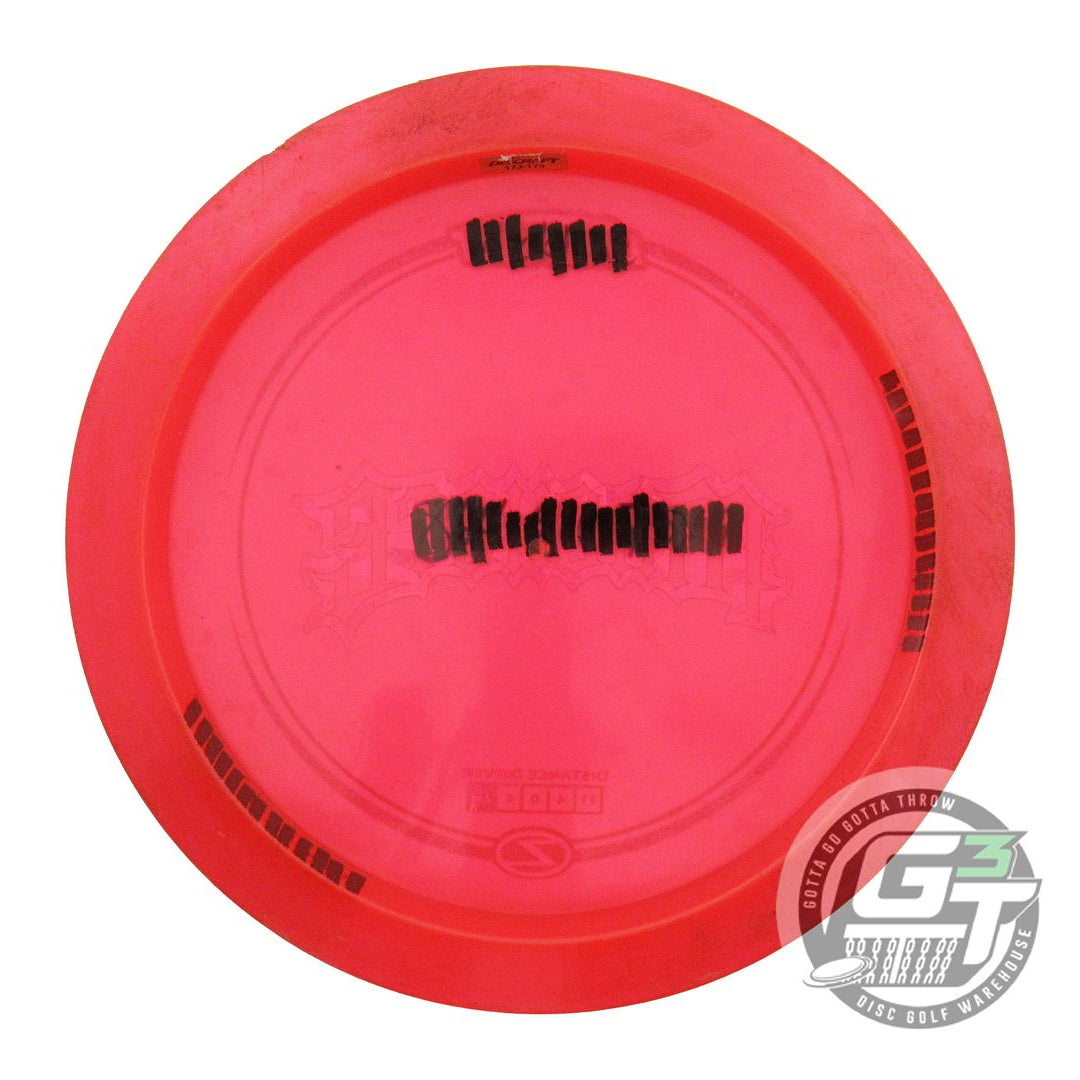 USED Discraft Z Machete 174g Red Red Shatter Foil Distance Driver Golf Disc