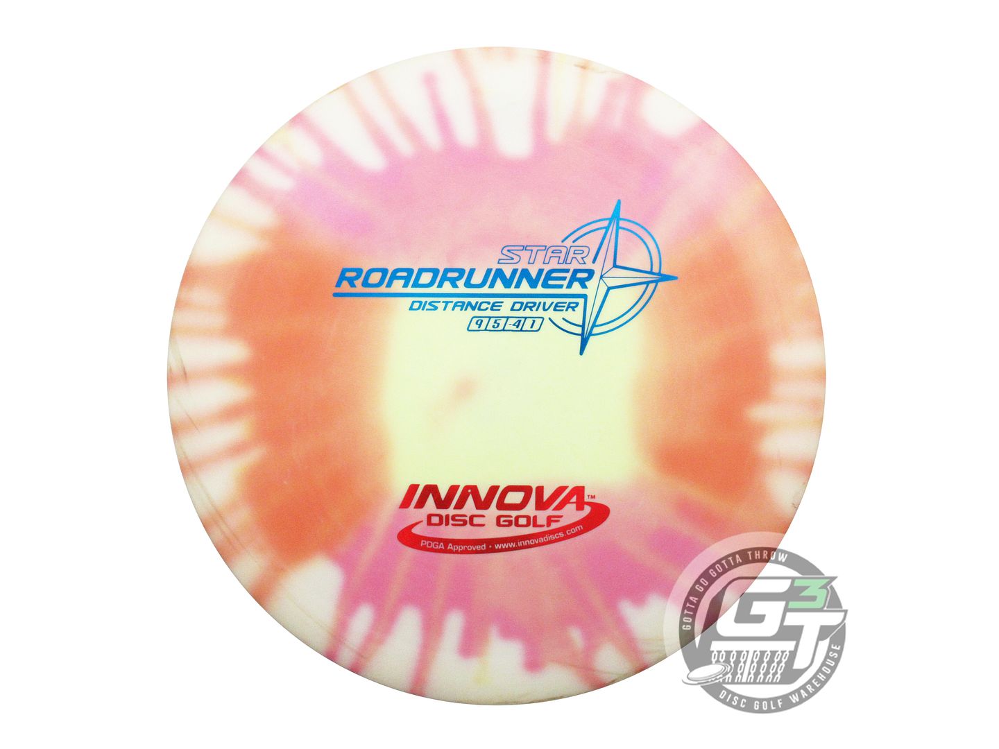 USED Innova I-DYE Star Roadrunner 168g Square Burst Distance Driver Golf Disc