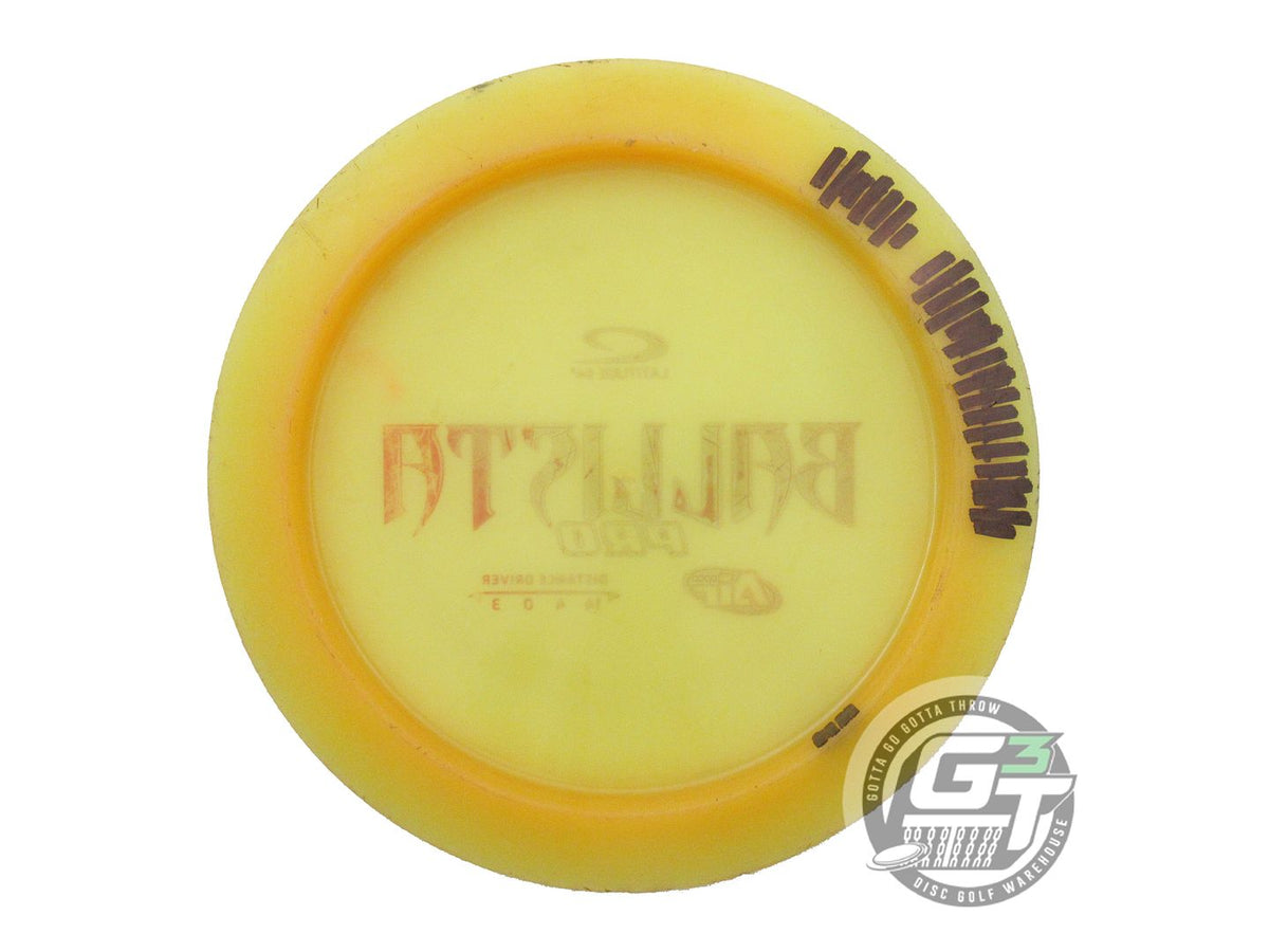 USED Latitude 64 Opto AIR Ballista 151g Yellow Red Foil Distance Driver Disc