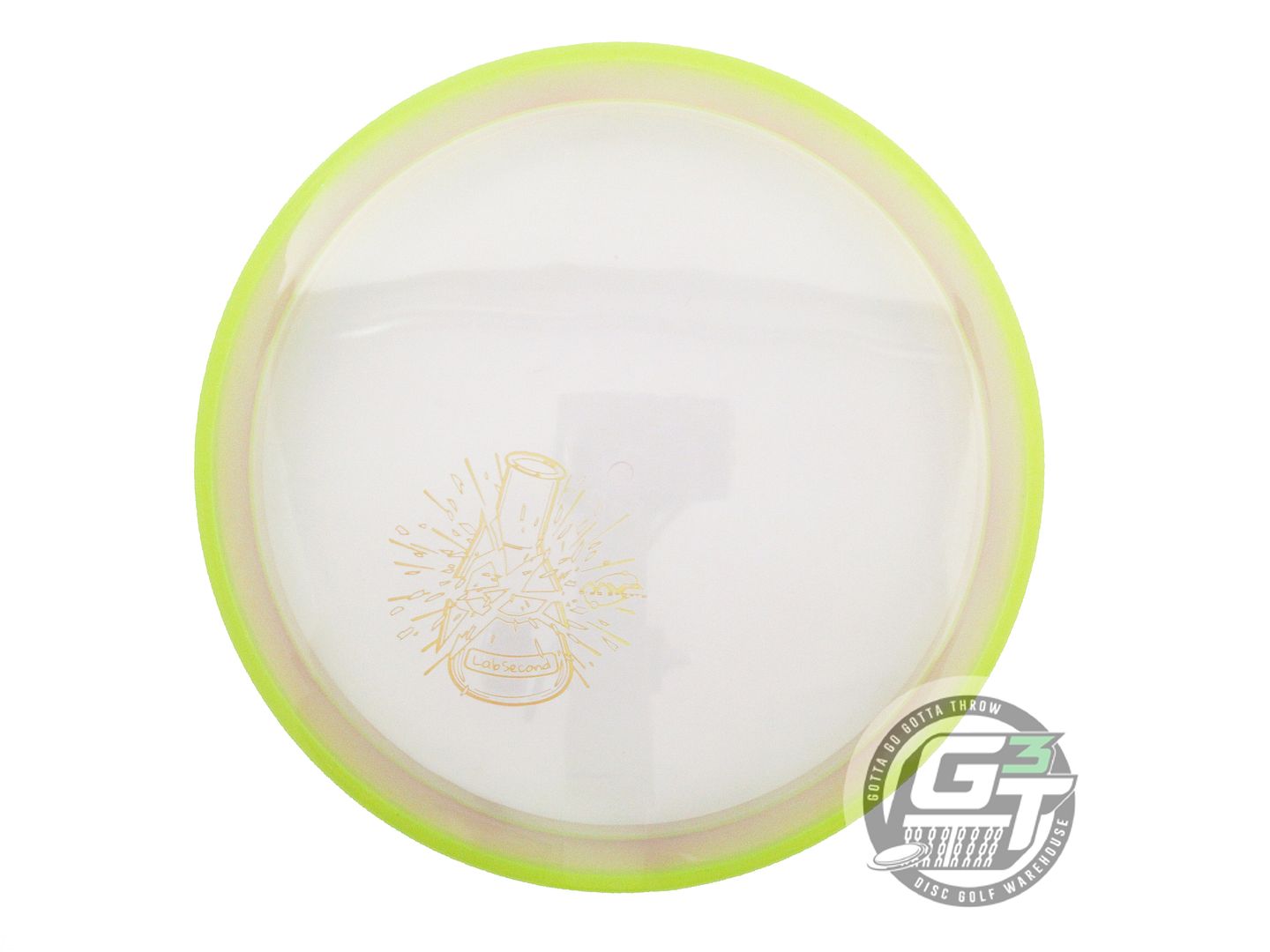 NOS Axiom Discs X-OUT Prism Proton Pyro 178g Clear Lime Rim Midrange Golf Disc
