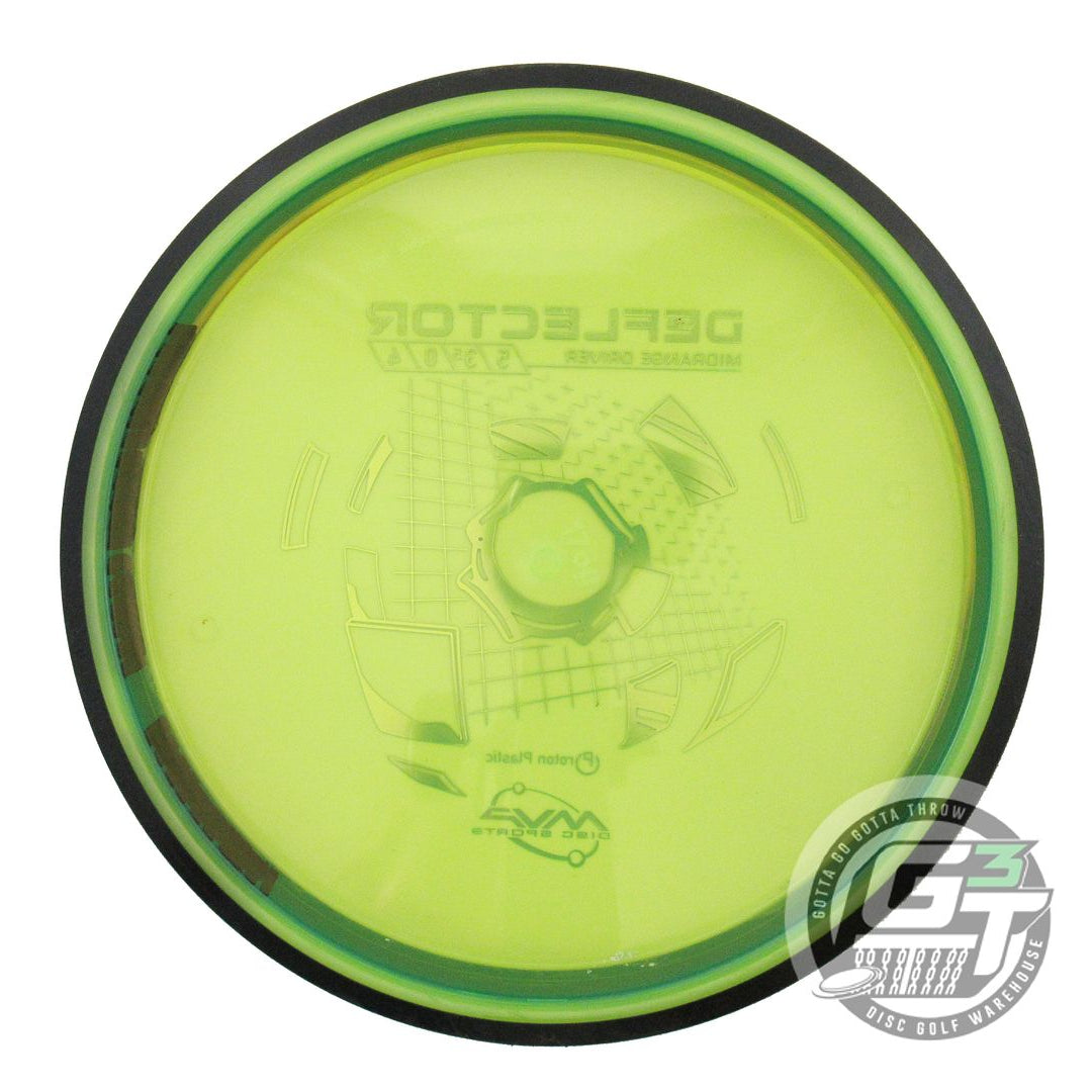USED MVP Disc Sports Proton Deflector 176g Yellow Midrange Golf Disc