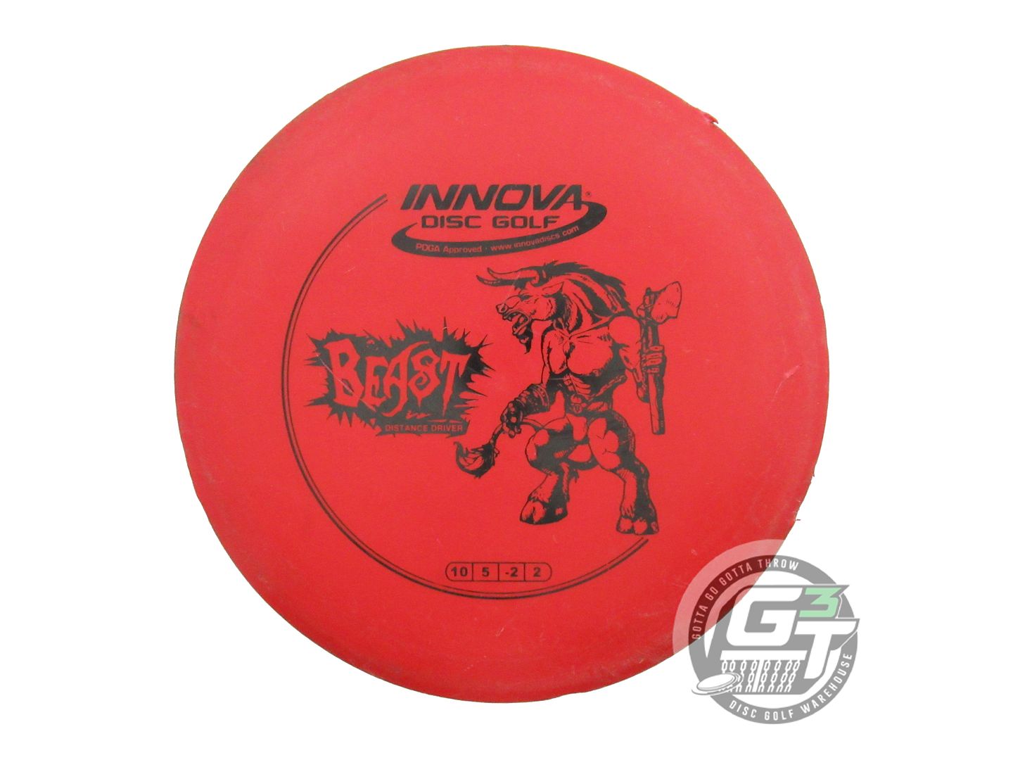 USED Innova DX Beast 167g Red Black Stamp Distance Driver Golf Disc
