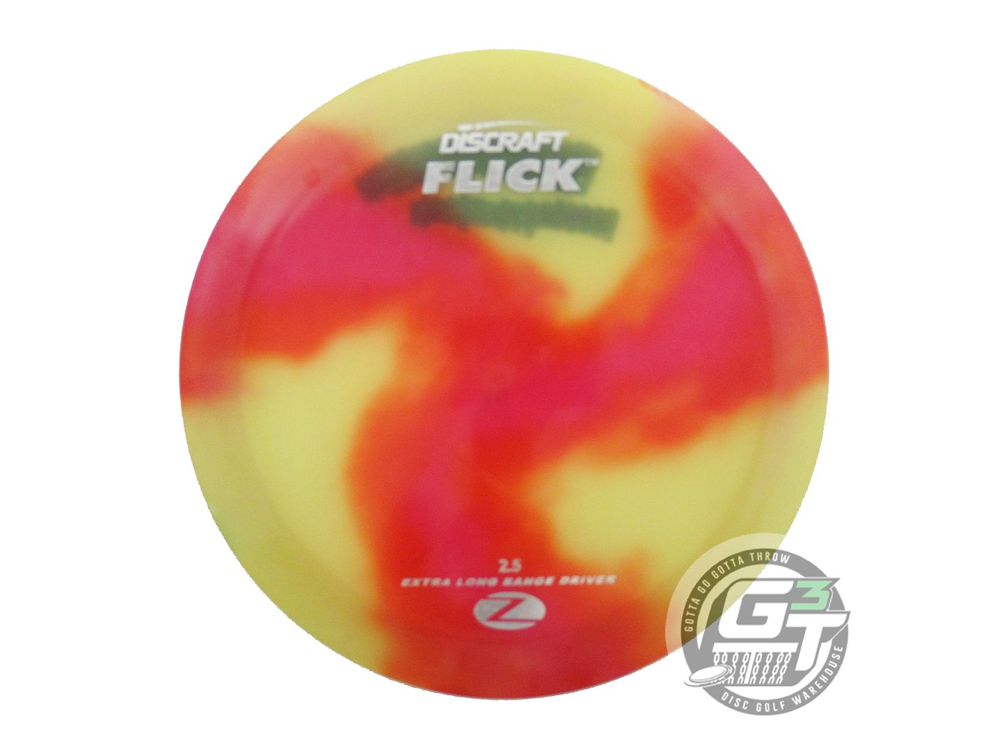 USED Discraft FlyDye Z Flick 174g Pinwheel Distance Driver Golf Disc