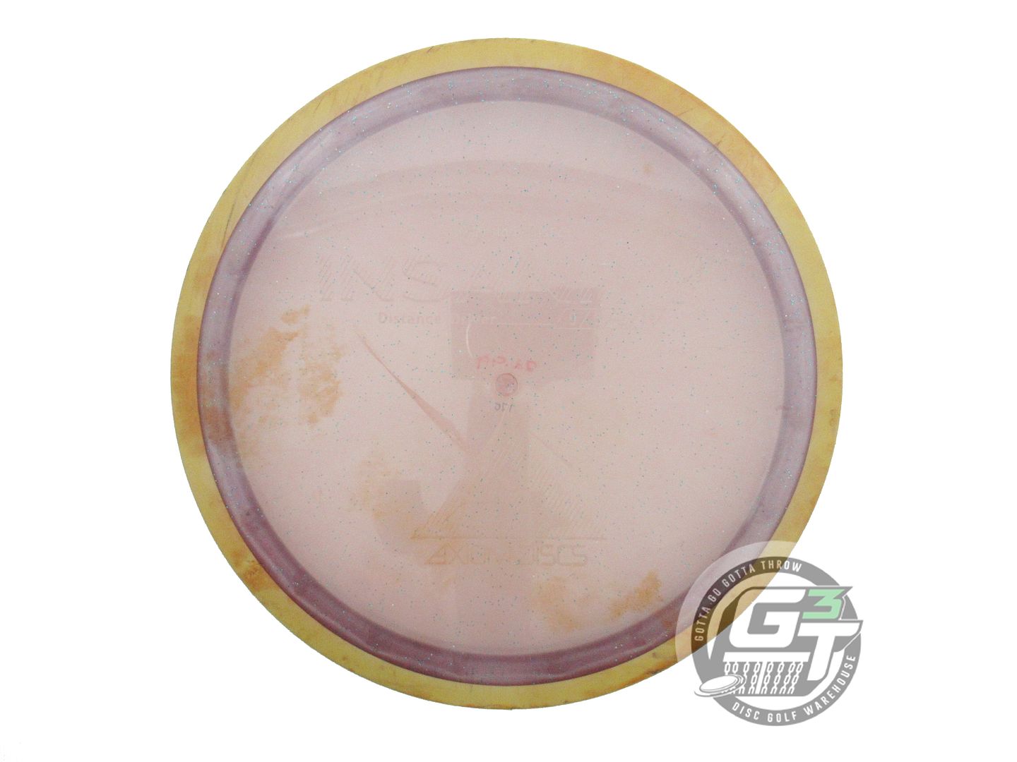 USED Axiom Discs Proton Insanity 170g Pink Yellow Rim Distance Driver Golf Disc