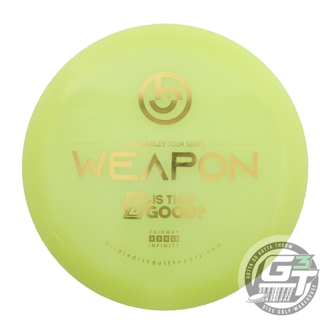 USED Birdie Disc Golf Supply Infinity Weapon 174g Yellow Fairway Driver Disc