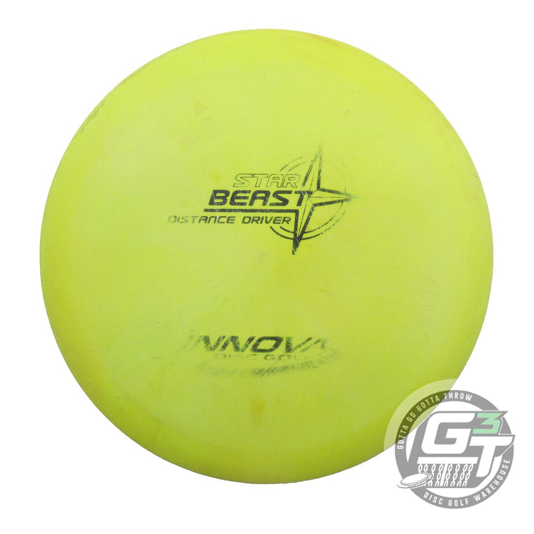 USED Innova Star Beast 176g Yellow Black Stamp PFN Distance Driver Golf Disc