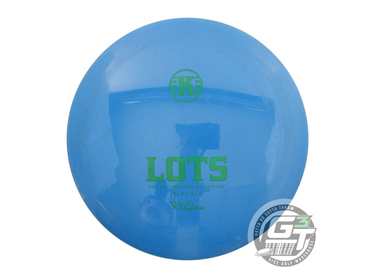 USED Kastaplast K1 Lots 170g Blue Green Stamp Fairway Driver Golf Disc